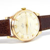 1957 Smiths De Luxe All English 9ct Gold Dress Wristwatch with Arabic Numerals in Mint Condition