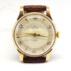 1957 Smiths De Luxe All English 9ct Gold Dress Wristwatch with Arabic Numerals in Mint Condition