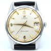 1959 Omega Seamaster Automatic Date Wristwatch Model 14710 with Original Off-White Dial in Stainless Steel