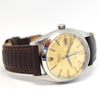 1960 Rolex Oysterdate Precision Wristwatch with Stunning Patina Dial in Stainless Steel on Leather Model 6694