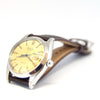 1960 Rolex Oysterdate Precision Wristwatch with Stunning Patina Dial in Stainless Steel on Leather Model 6694