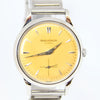 1950s Jaeger LeCoultre Bumper Automatic Wristwatch Model 672975 with Patina Dial