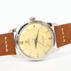 1956 Omega Seamaster Automatic Wristwatch Model 2846 with Rare Cross Hair Dial