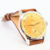 1952 Omega 36mm Model 2639 in a Substantial Stainless Steel Screw-Back Case All Original Cool Patina