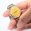 1950s Jaeger LeCoultre Bumper Automatic Wristwatch Model 672975 with Patina Dial