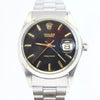 1969 Rolex Oyster Date Precision with Gloss Black Dial in Stainless Steel on Riveted Oyster Model 6694