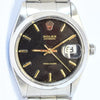 1969 Rolex Oyster Date Precision with Gloss Black Dial in Stainless Steel on Riveted Oyster Model 6694