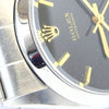 1969 Rolex Oyster Date Precision with Gloss Black Dial in Stainless Steel on Riveted Oyster Model 6694