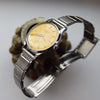 1950s Jaeger LeCoultre Bumper Automatic Wristwatch Model 672975 with Patina Dial