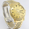 1969 Omega Constellation Auto Day Date Gold Capped with Original Box & Papers Model 168.016 on Flat Beads of Rice Bracelet