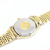 1969 Omega Constellation Auto Day Date Gold Capped with Original Box & Papers Model 168.016 on Flat Beads of Rice Bracelet