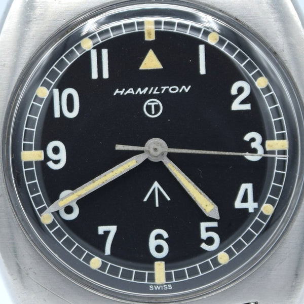 1975 Hamilton Rare 6BB-6645-99 Royal Air Force British Military Issue Mechanical Wristwatch with Hacking Seconds