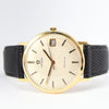 1970/1 Omega Geneve 9ct Gold All Original Wristwatch Model 13125016 with Satin Champagne Dial