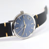 1960s Zenith Automatic Date 28800 Model 1209 with Original Metallic Stunning Blue Dial 36mm