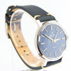 1960s Zenith Automatic Date 28800 Model 1209 with Original Metallic Stunning Blue Dial 36mm