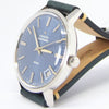 1960s Zenith Automatic Date 28800 Model 1209 with Original Metallic Stunning Blue Dial 36mm