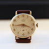 Smiths De Luxe All English 9ct Gold Dress Watch with Arabic Numerals Dated 1963