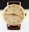 Smiths De Luxe All English 9ct Gold Dress Watch with Arabic Numerals Dated 1963