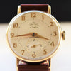 Smiths De Luxe All English 9ct Gold Dress Watch with Arabic Numerals Dated 1963