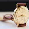 Smiths De Luxe All English 9ct Gold Dress Watch with Arabic Numerals Dated 1963