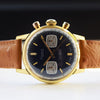 1970s Rone Valjoux Chronograph with Blue Dial in Gold Plate