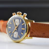 1970s Rone Valjoux Chronograph with Blue Dial in Gold Plate