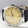 1950 Omega Bumper Automatic with Patina Dial Model 2635 in Stainless Steel