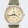 1973 Omega Large Cosmic 2000 Automatic Date Model 166.128 with Silvered Dial