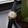 1950 Omega Bumper Automatic with Patina Dial Model 2635 in Stainless Steel