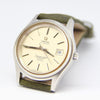 1973 Omega Large Cosmic 2000 Automatic Date Model 166.128 with Silvered Dial