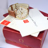 1969 Omega Automatic De Ville Date Model 166.5020 in 9ct Gold with Box and Papers