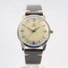 1949 Omega Automatic Bumper with Fabulous Original Two Tone Dial Model 2577 in Stainless Steel