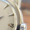 1949 Omega Automatic Bumper with Fabulous Original Two Tone Dial Model 2577 in Stainless Steel