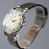 1949 Omega Automatic Bumper with Fabulous Original Two Tone Dial Model 2577 in Stainless Steel