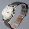 1949 Omega Automatic Bumper with Fabulous Original Two Tone Dial Model 2577 in Stainless Steel