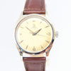 1947 Omega Bumper Automatic Wristwatch with Nice Patina Dial Model 2582 in Stainless Steel