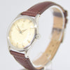 1947 Omega Bumper Automatic Wristwatch with Nice Patina Dial Model 2582 in Stainless Steel