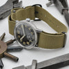 1940s Helbros Rare Military Style Wristwatch with Original Propaganda Box Helvetia Cal 82a