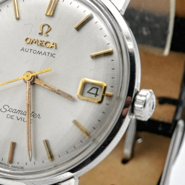 1966 Omega Automatic Seamaster De Ville Model 166.020 One of the First Quick Date Models Stainless Steel