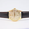 1952 Omega Classic Manual Wind Dress Watch in 9ct Gold Model 13322 with All Arabic Numerals and Sub Seconds