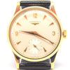 1964 Longines Solid 9ct Gold Dress Watch with Mixed Arrow and Arabic Numerals and Immaculate Dial Model 13322 Caliber 30L