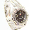 1990s TAG Heuer Automatic 2000 Series Dive Watch Model 669.206F 38mm Stainless Steel on Fliplock Bracelet with Service Box