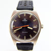 1969 Omega Geneve Date Model 136.041 Manual Wind with Metallic Blue Dial