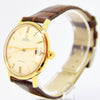 1969 Omega Automatic De Ville Date Model 166.5020 in Solid 18k Gold with Satin Dial