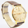 1969 Omega Automatic De Ville Date Model 166.5020 in Solid 18k Gold with Satin Dial