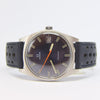 1969 Omega Geneve Date Model 136.041 Manual Wind with Metallic Blue Dial