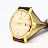 1969 Omega Automatic De Ville Date Model 166.5020 in Solid 18k Gold with Satin Dial