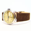 1940s Baume Manual Wind Wristwatch with Original Salmon Dial and Great Lume! UK Agent for Longines