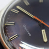 1969 Omega Geneve Date Model 136.041 Manual Wind with Metallic Blue Dial