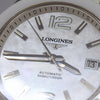 Longines Conquest Automatic Watch Model L36554862 in 39mm with MOP Dial - Stainless Steel & Ceramic Case with Box